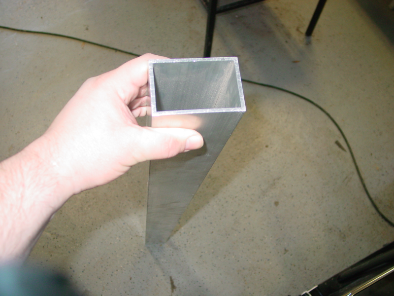 Rectangular aluminum tubing